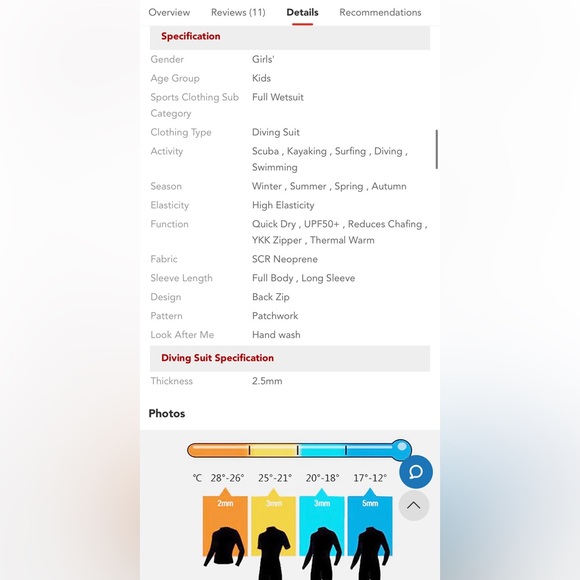 Manta Kids surfing wetsuit - Picture 6 of 7